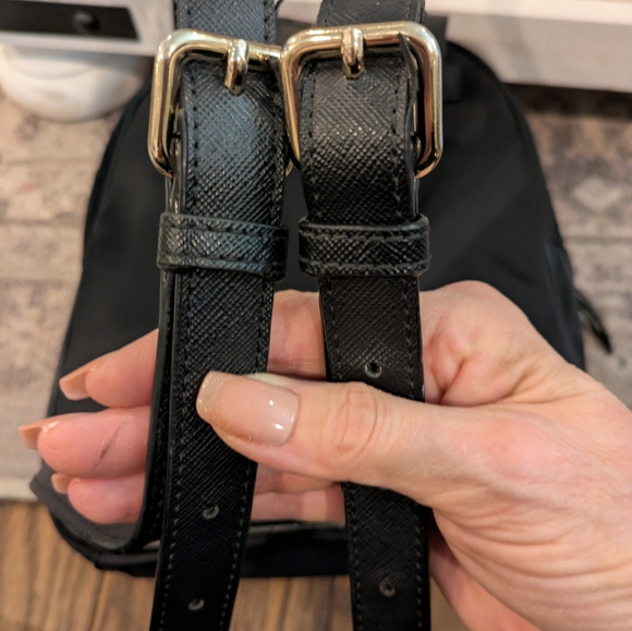 Kate Spade Chelsea Black Backpack with Gold Accents - Picture 7 of 7